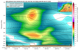 gfs_2018032606_fh288_xsection_33.95N,95.55W_32.67N,80.83W_Normal-Wind.png