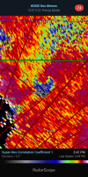 KDMX - Super-Res Correlation Coefficient 1, 3_42 PM.png