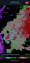 KHGX - Super-Res Storm Relative Velocity 1, 2_22 PM.gif